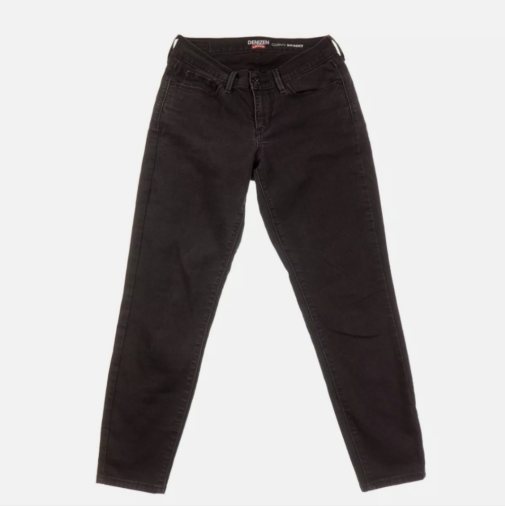 Levi Denizen curvy skinny Jeans black size W27 L30